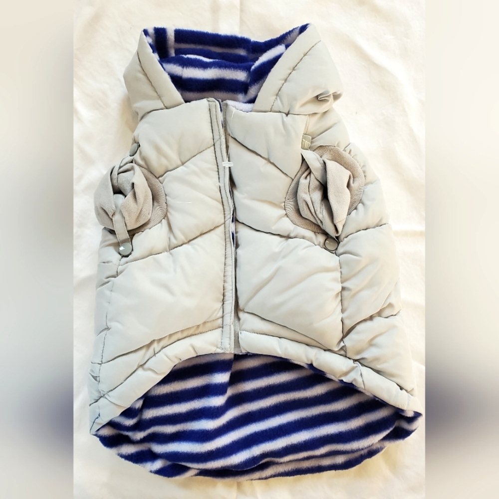 Gray Dog Winter Jacket
